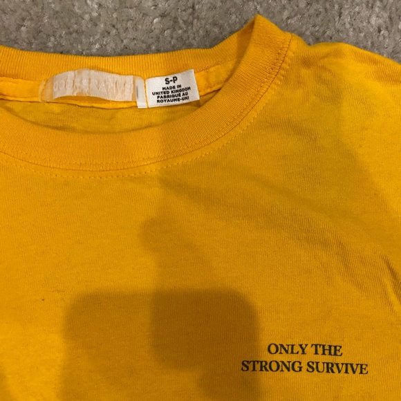 Urban Outfitters yellow crop top, size small - Picture 2 of 3